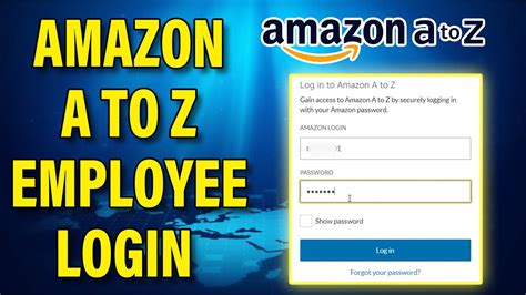 Amazon A to Z Login.